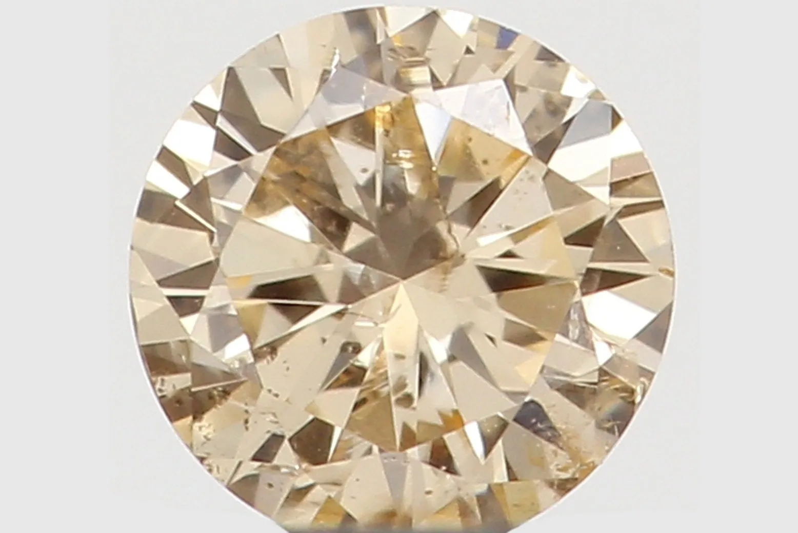 0.11 Ct Natural Loose Diamond, Orange Diamond, Round Diamond, Round Brilliant Cut Diamond, Sparkling Diamond, Rustic Diamond L50