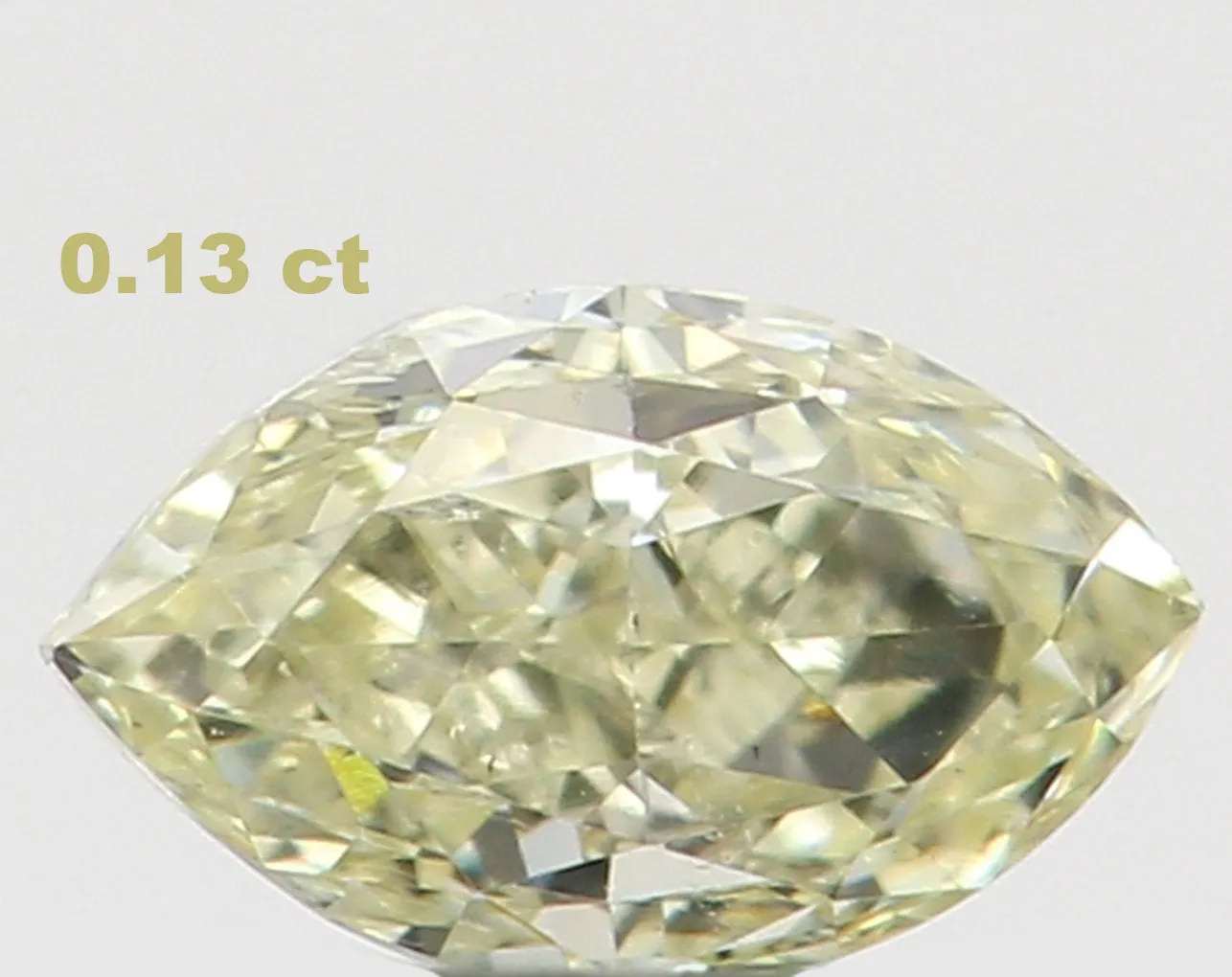 0.13 Ct Natural Loose Diamond, Marquise Diamond, Yellow Diamond, Marquise Cut Diamond, Polished Diamond, Rose Cut Diamond L4482