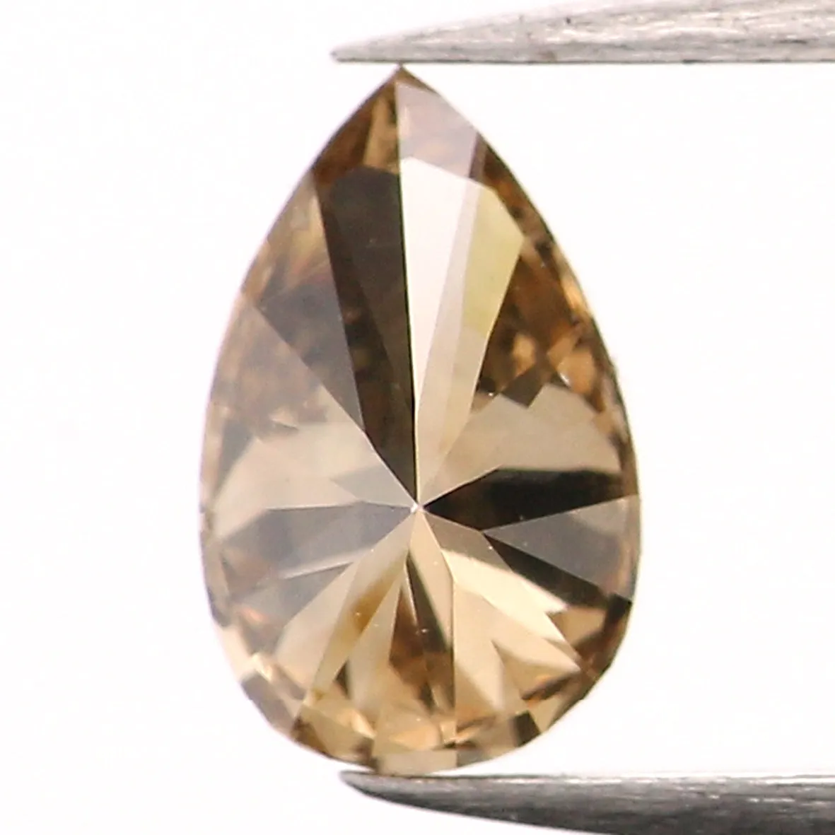 0.32 CT Natural Loose Diamond, Pear Diamond, Brown Diamond, Rustic Diamond, Pear Cut Diamond, Fancy Color Diamond, L847