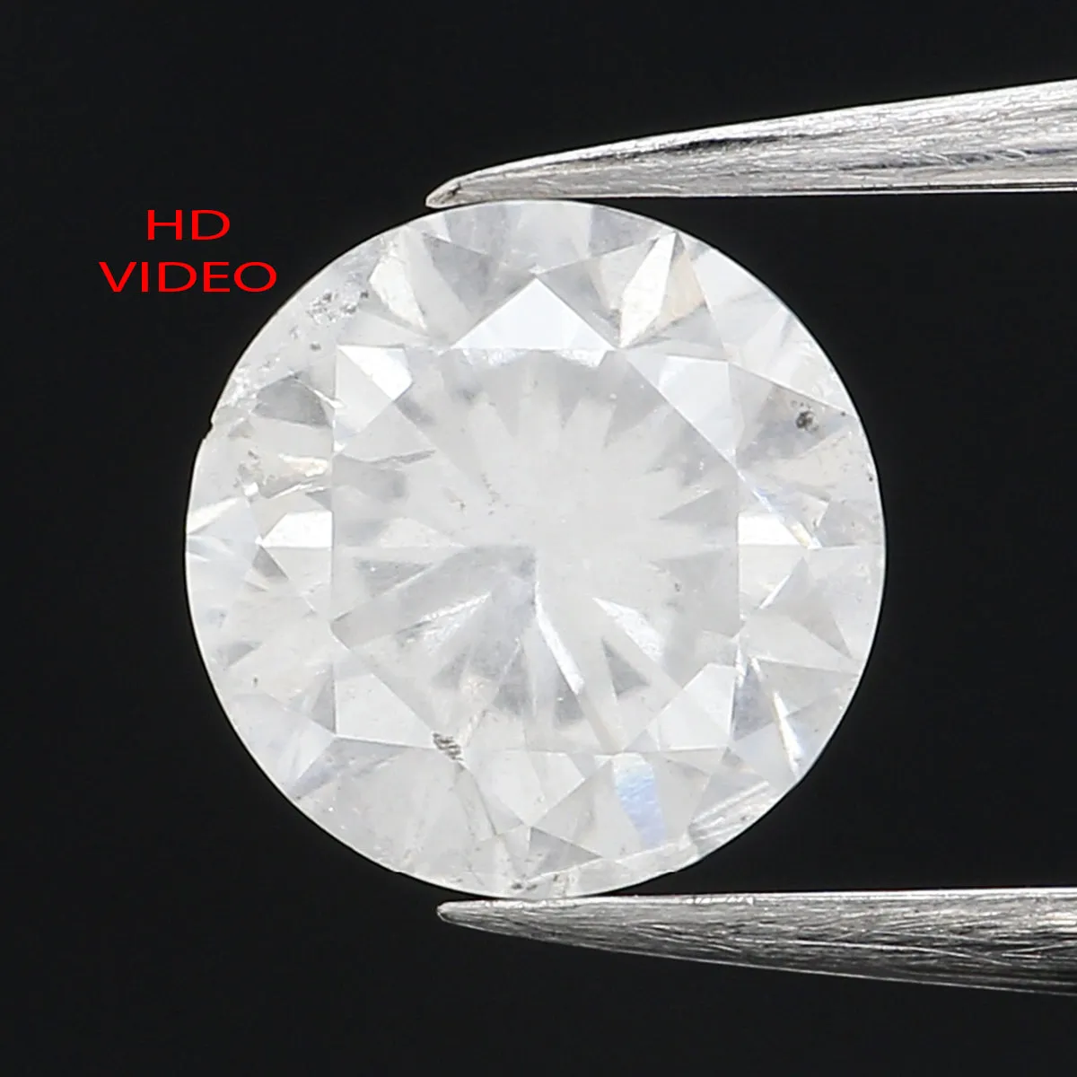 0.73 Ct Natural Loose Diamond, White Diamond, Round Diamond, Round Brilliant Cut Diamond, Sparkling Diamond, Rustic Diamond KDL3