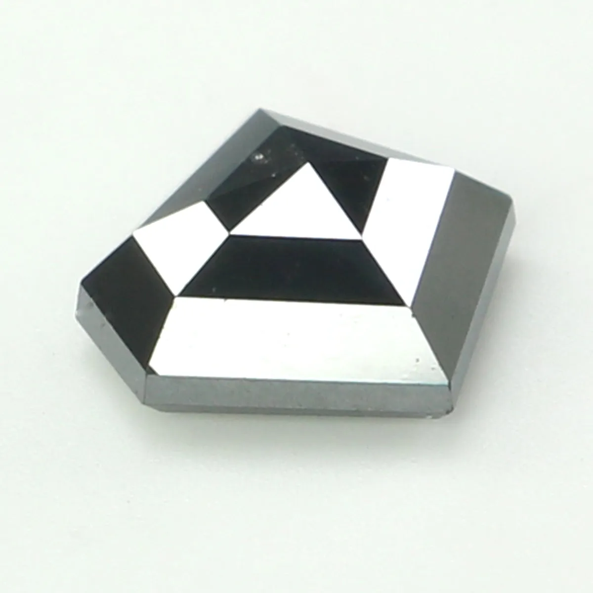 0.78 CT Natural Loose Diamond, Pentagon Cut Diamond, Black Diamond, Black Loose Pentagon Diamond, Rose Cut Diamond, Rustic Diamo