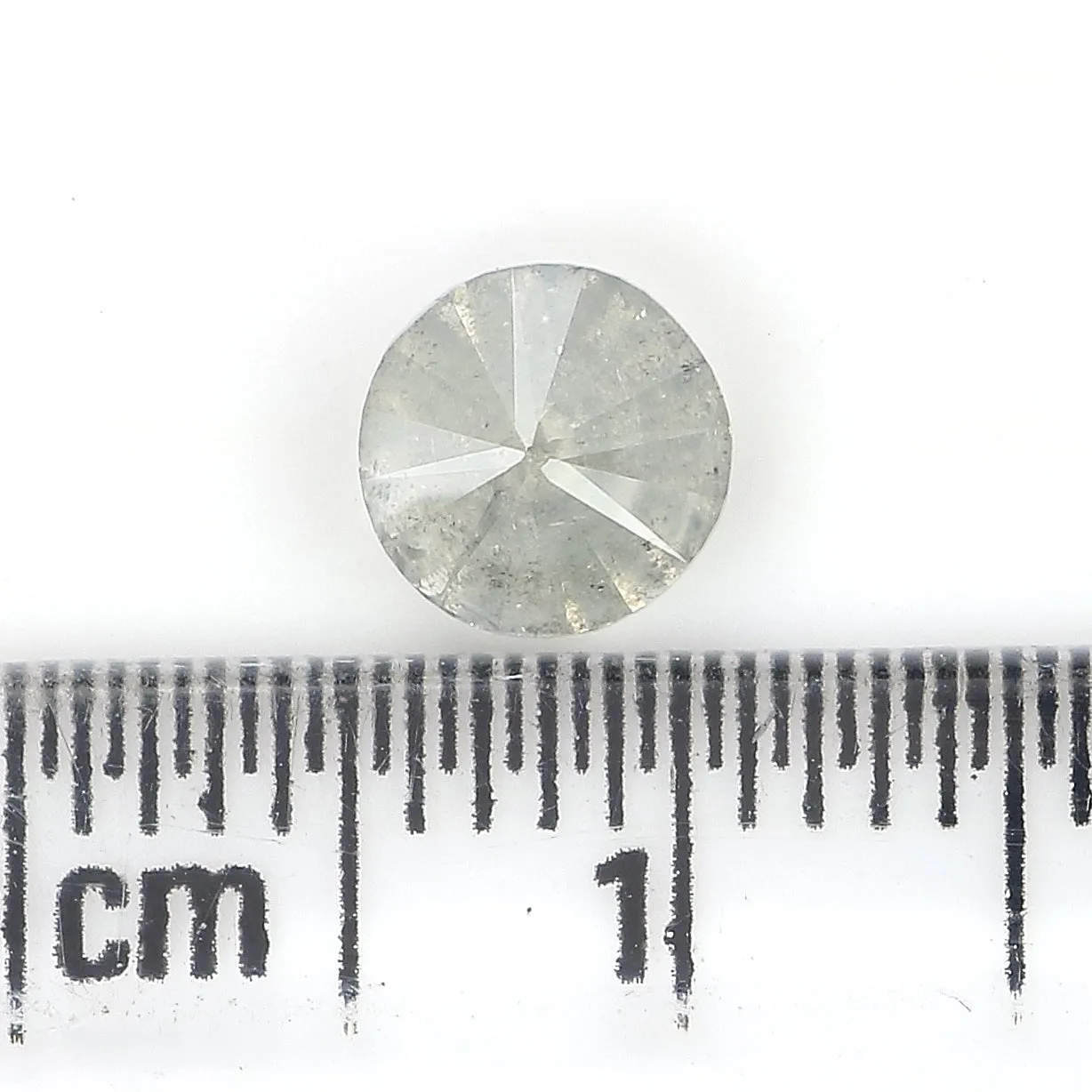 1.07 Ct Natural Loose Round Brilliant Cut Diamond Salt And Pepper Diamond 5.70 MM Natural Diamond Grey Color Round Shape Diamond