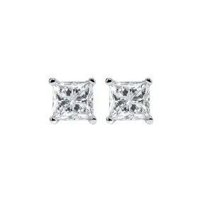 14KT WHITE GOLD DIAMOND (1 3/8CTW) EARRING