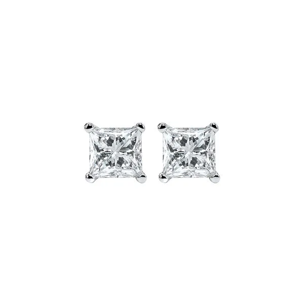 14KT WHITE GOLD DIAMOND (1/2CTW) EARRING