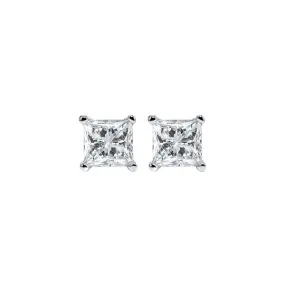 14KT WHITE GOLD DIAMOND (1/2CTW) EARRING