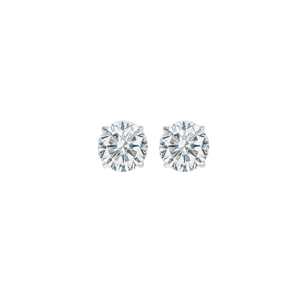 14KT WHITE GOLD DIAMOND (1/3CTW) EARRING