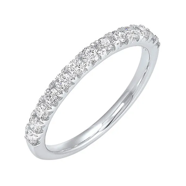 14KT WHITE GOLD DIAMOND (1/4CTW) BAND