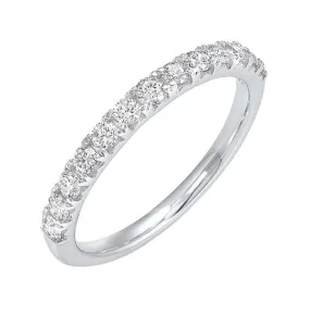 14KT WHITE GOLD DIAMOND (1/4CTW) BAND