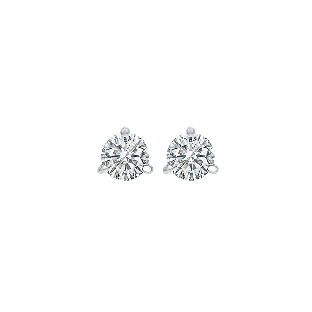 14KT WHITE GOLD DIAMOND (1/5CTW) EARRING