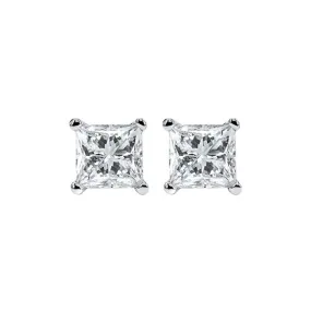 14KT WHITE GOLD DIAMOND (5/8CTW) EARRING