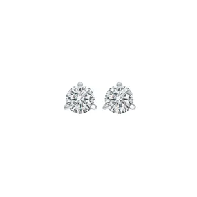 18KT WHITE GOLD DIAMOND (1/8CTW) EARRING