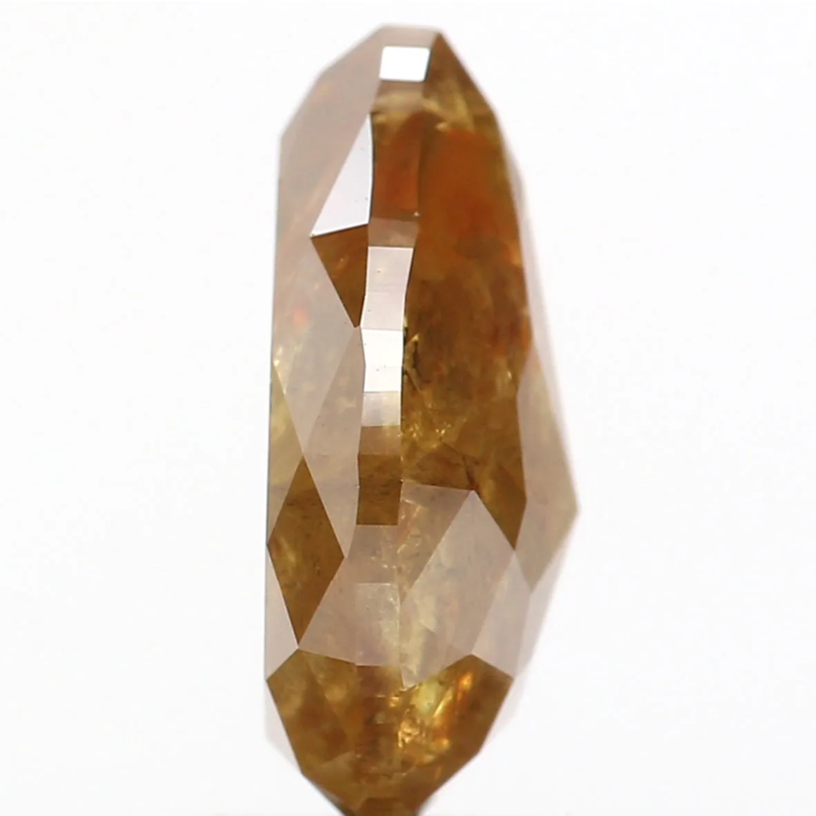 2.24 CT Natural Loose Diamond, Pear Diamond, Yellow Diamond, Rustic Diamond, Pear Cut Diamond, Fancy Color Diamond KDL9779