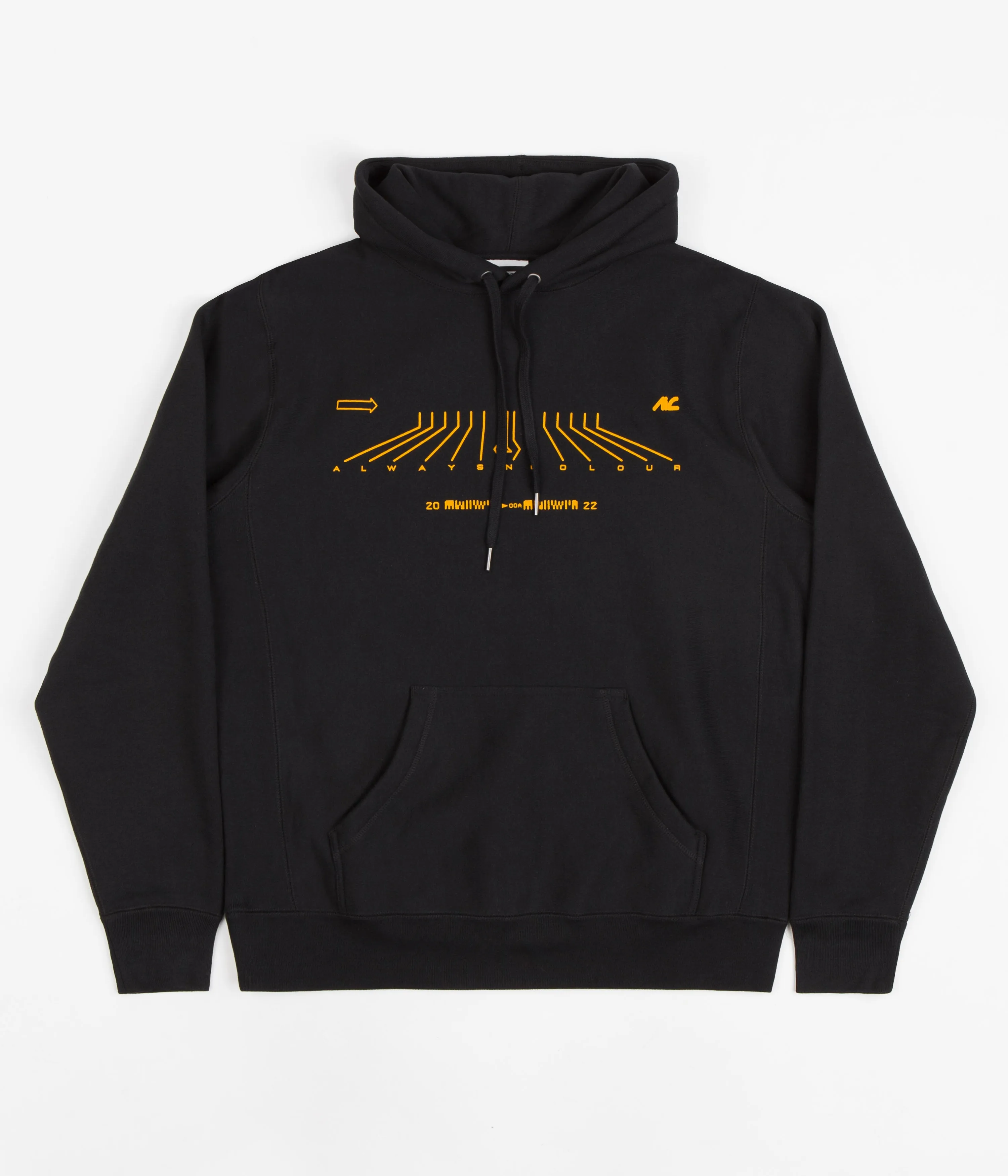 Always in Colour Dial Hoodie - Black