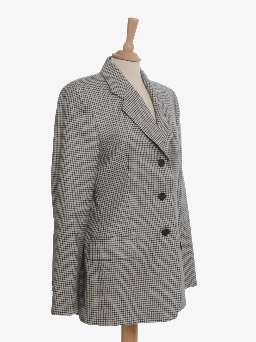 Antonio Fusco Cashmere Vichy Blazer