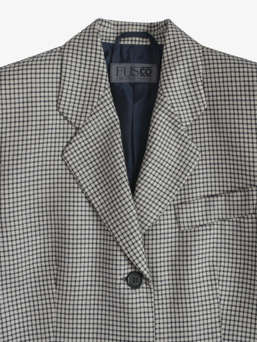 Antonio Fusco Cashmere Vichy Blazer