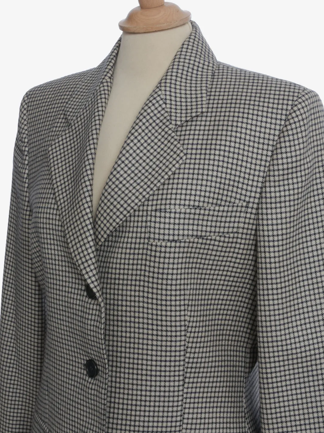 Antonio Fusco Cashmere Vichy Blazer