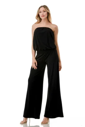 Ariella Tube Banded Jumpsuit - Black