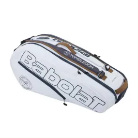 Babolat Pure Wimbledon 6R Tennis Kit Bag (White/Grey)