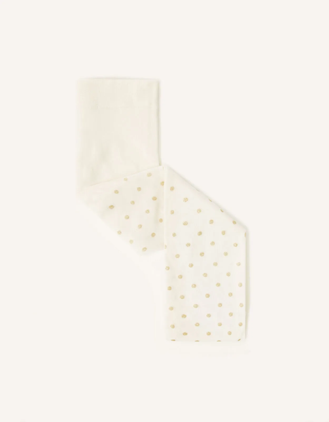 Baby Glitter Spot Tights Gold