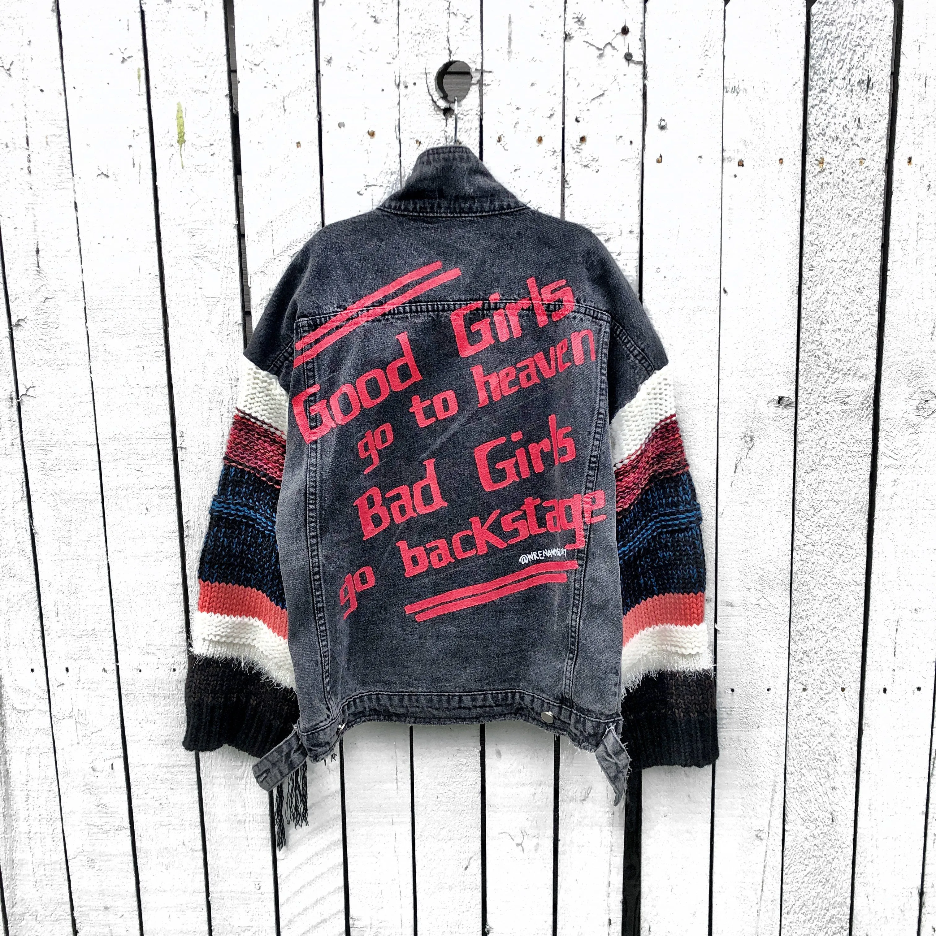 'BAD GIRLS' DENIM JACKET