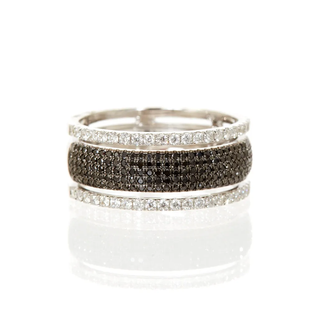 Bandolier Diamond Ring