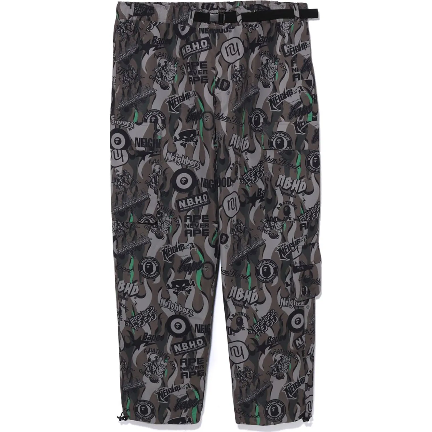 BAPE X NEIGHBOURHOOD MULTI POCKET TRACK PANTS MENS