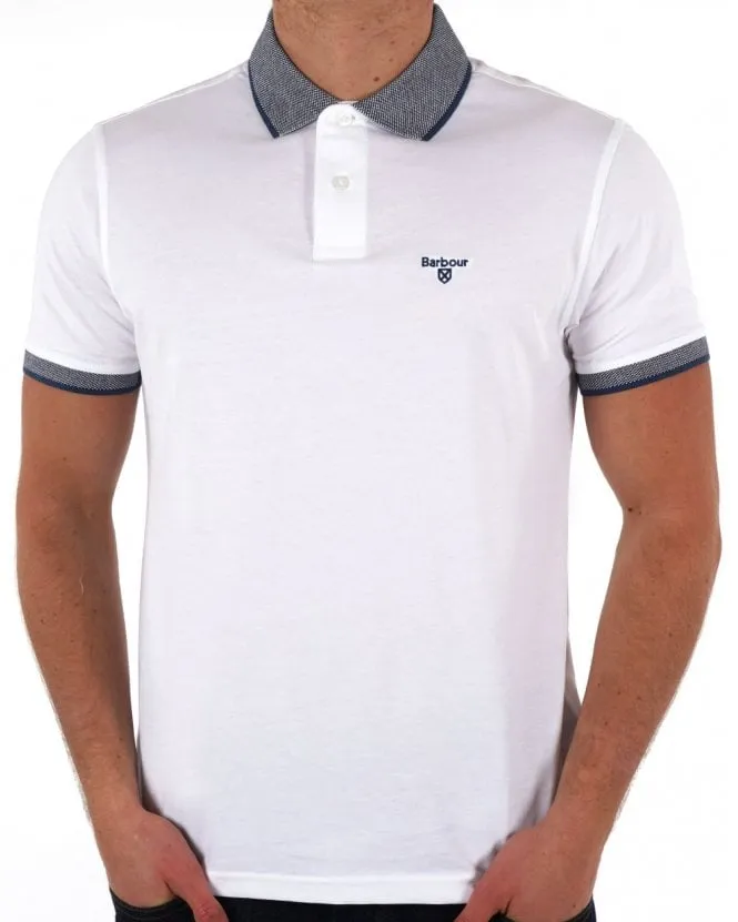 Barbour Cornsay Polo Shirt White