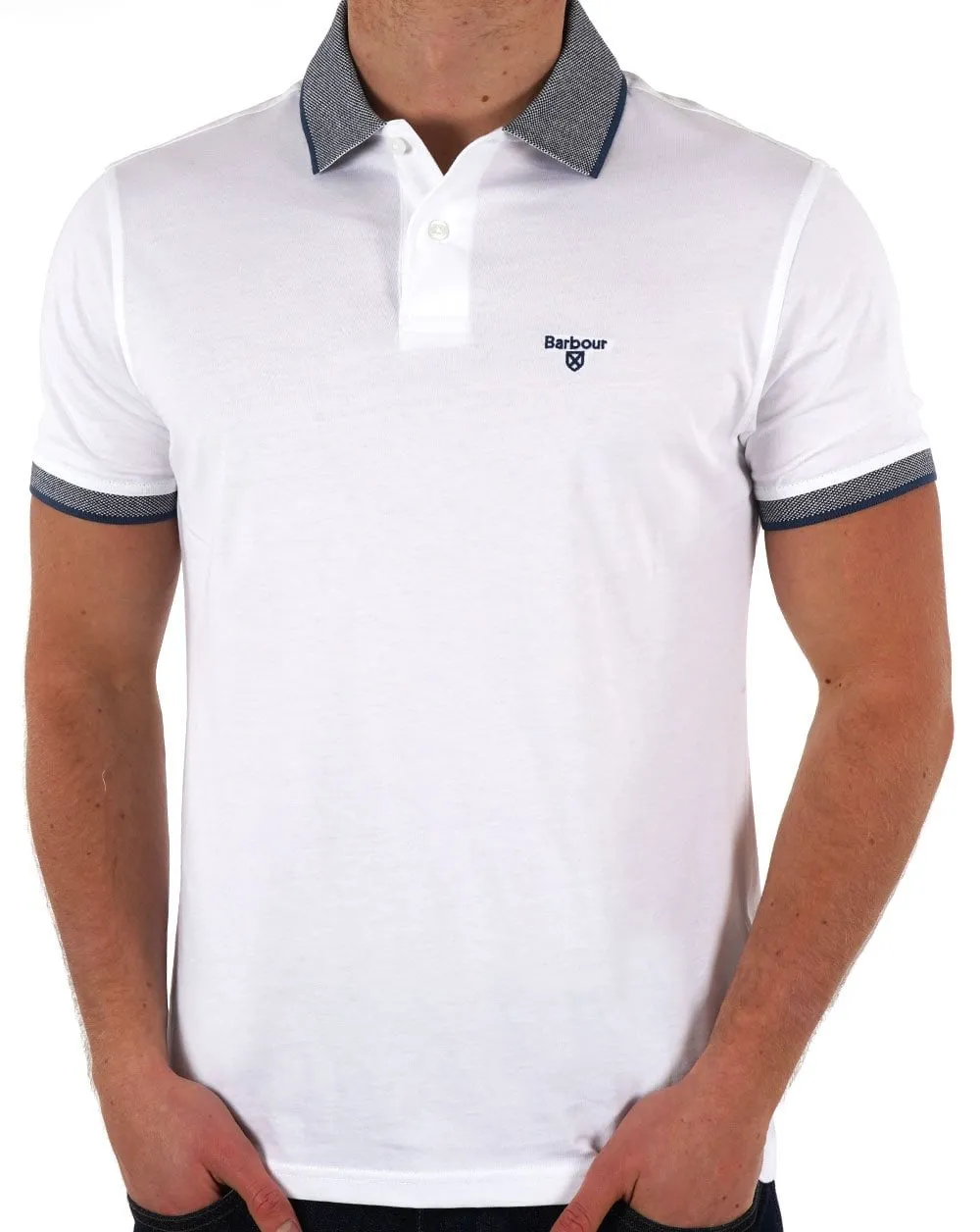 Barbour Cornsay Polo Shirt White