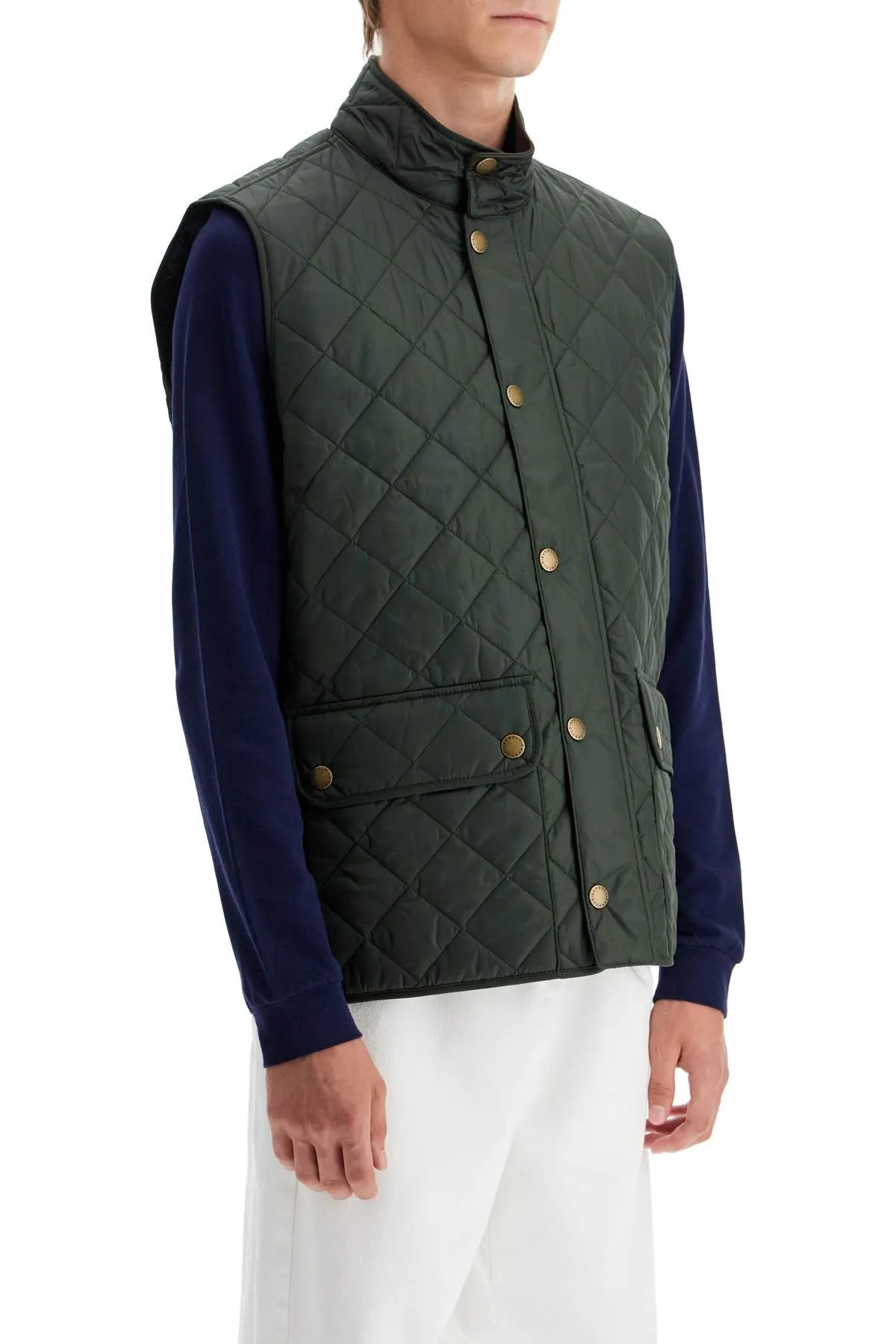 Barbour Lowerdale Quilted Vest   Green