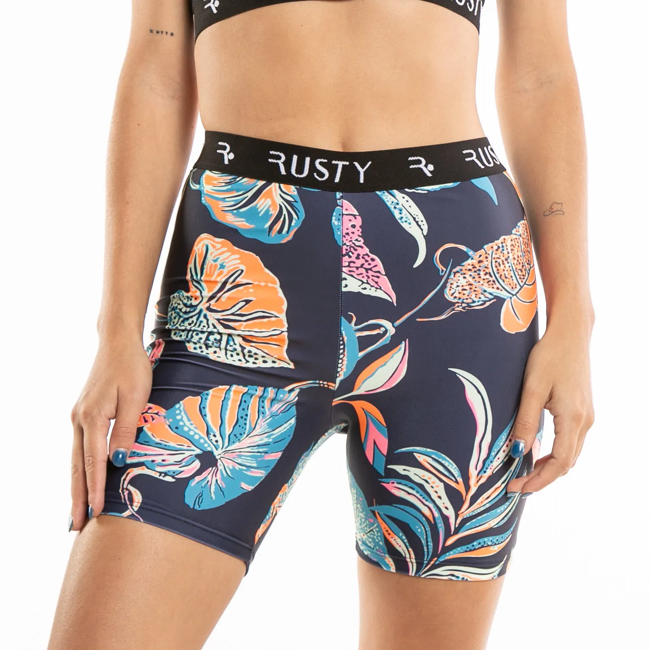 Biker Rusty Night Garden Biker Short Ld Dark Blue