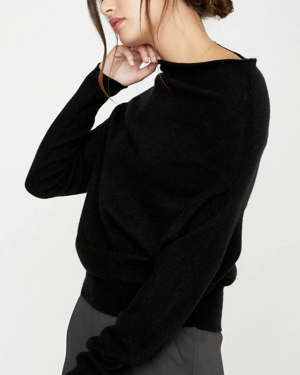 Black Onyx Off The Shoulder Lori Blouse