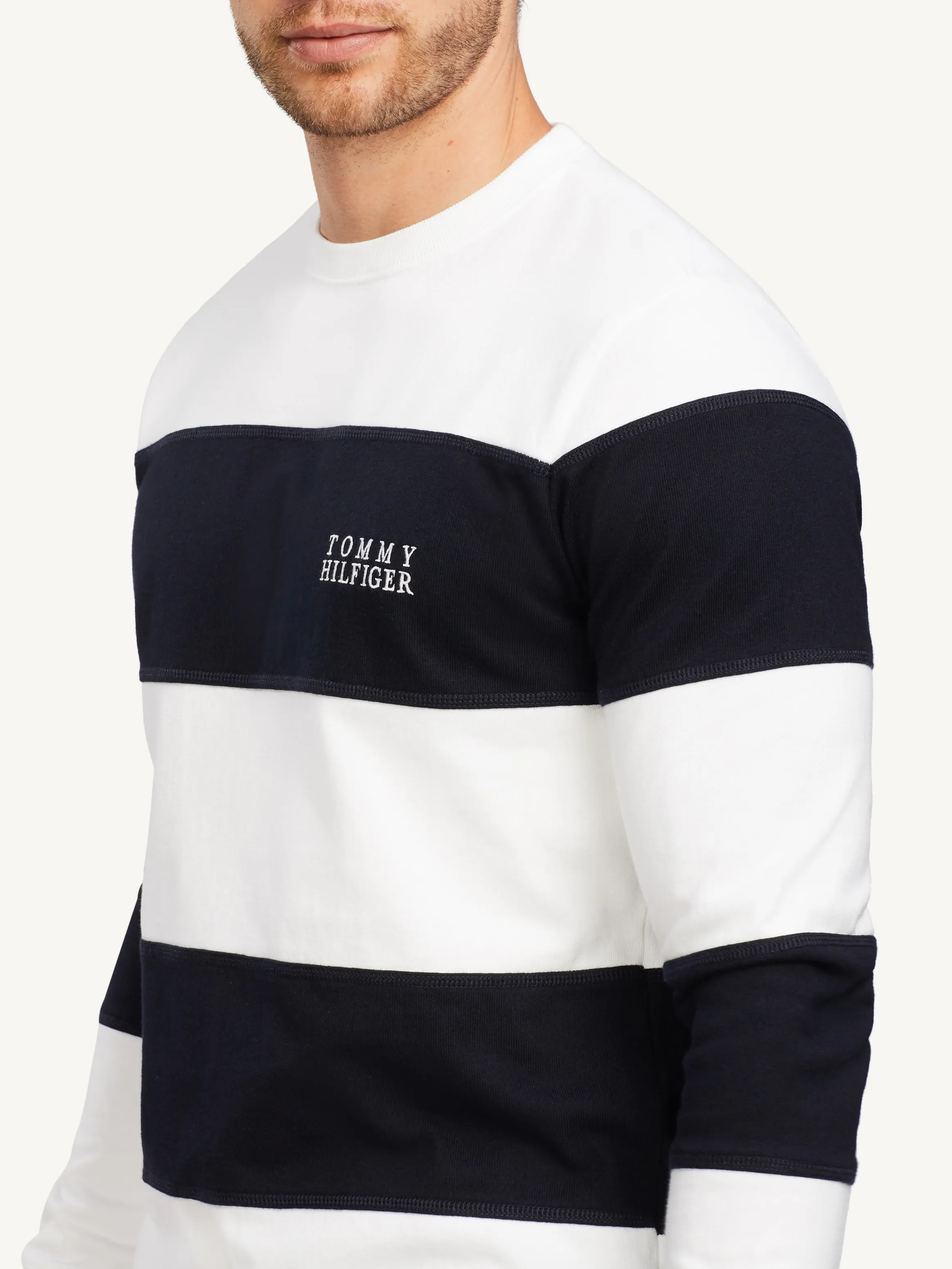 Block Stripe Sweatshirt | Hoodies | Tommy Hilfiger