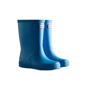 blue little kids boots