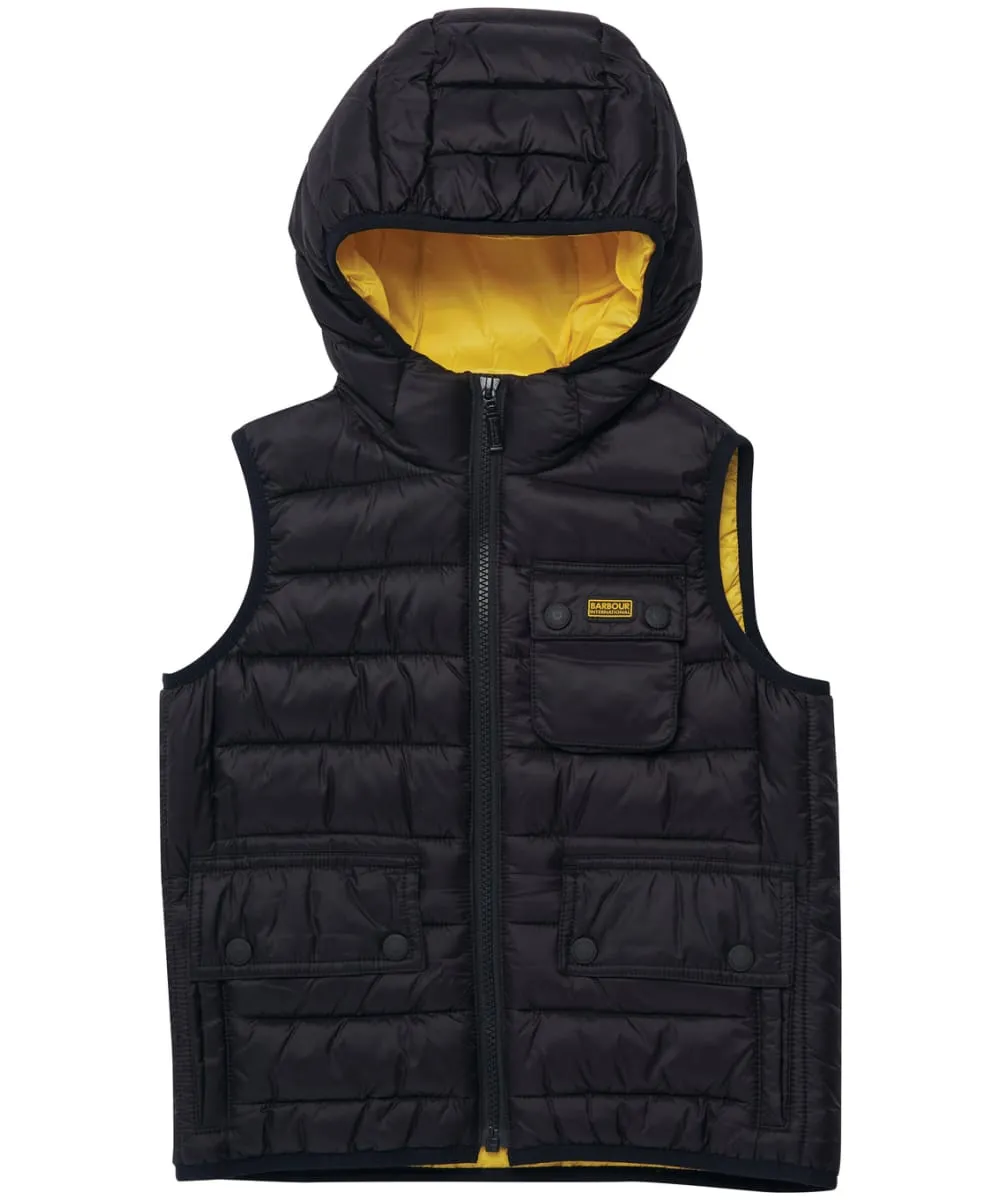 Boy’s Barbour International Ouston Hooded Gilet - 10-14yrs