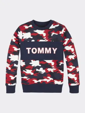 Boys Camouflage Print Sweatshirt | Hoodies | Tommy Hilfiger