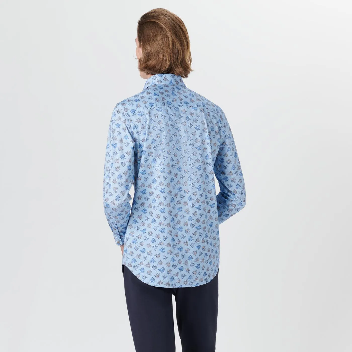 Bugatchi - Chemise manches longues à feuillage OoohCotton