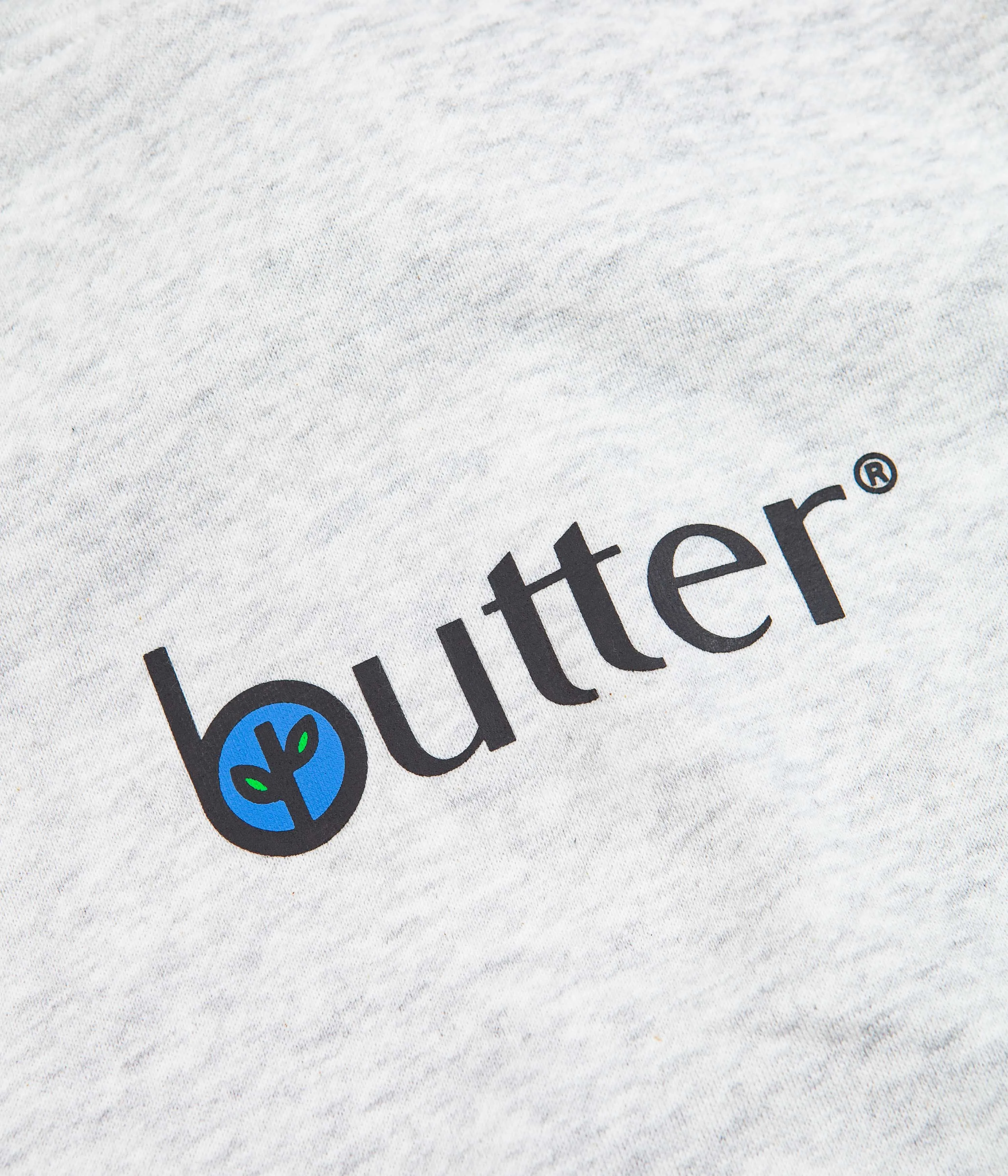 Butter Goods Leaf Classic Logo Hoodie - Ash Grey