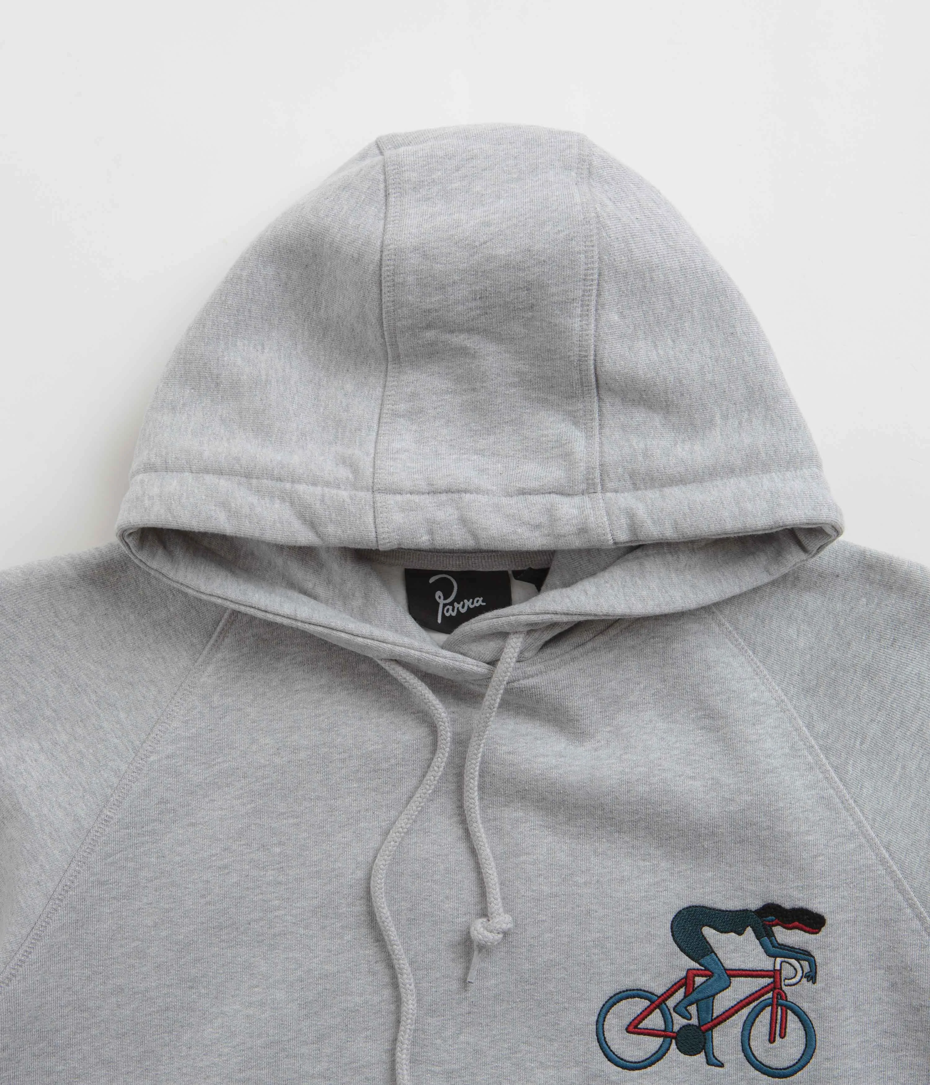 by Parra Cat Defense Hoodie - Heather Grey