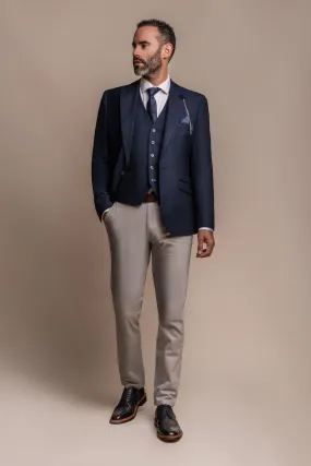 Caridi Navy with Dakota Slate Chinos