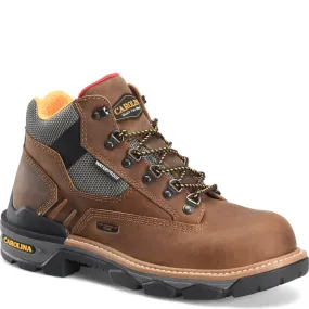 CAROLINA CONSTRUCTOR 5 COMPOSITE TOE WATERPROOF WORK BOOT SIZE 13D BROWN