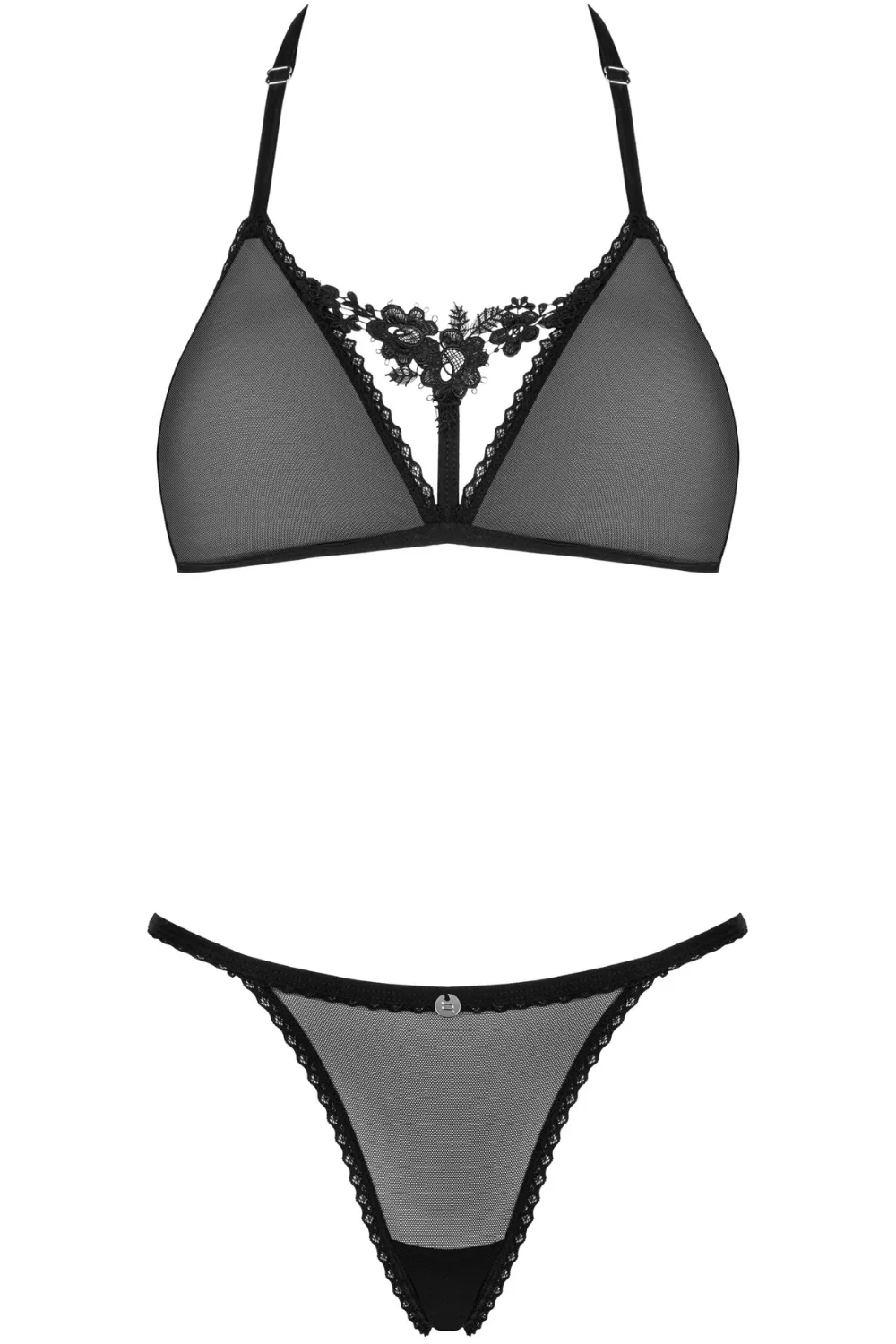 Celia Noir Bra & Thong