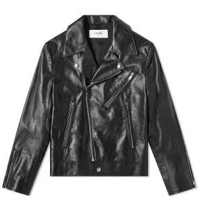 Celine Leather Biker JacketBlack