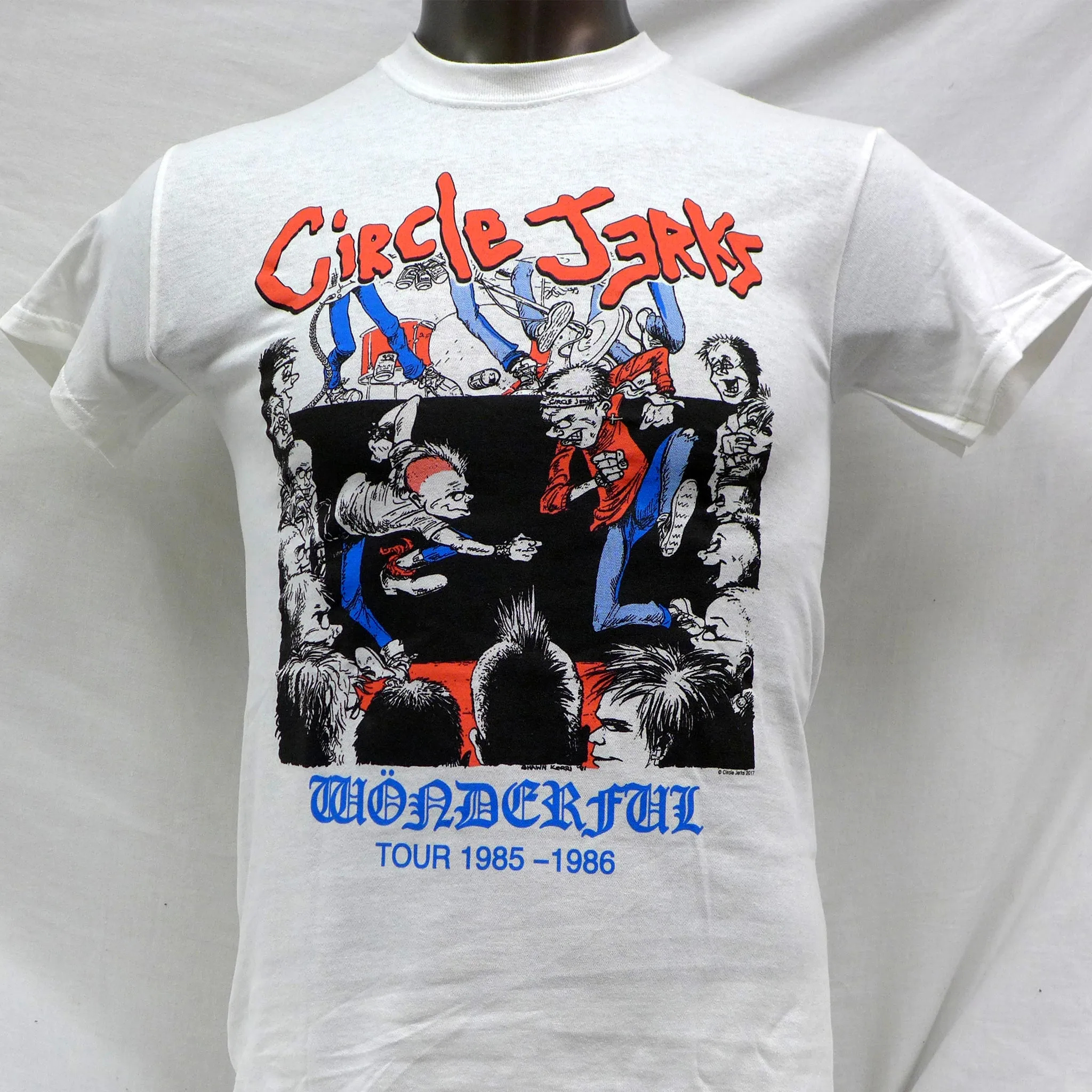 Circle Jerks Wonderful Tour on White