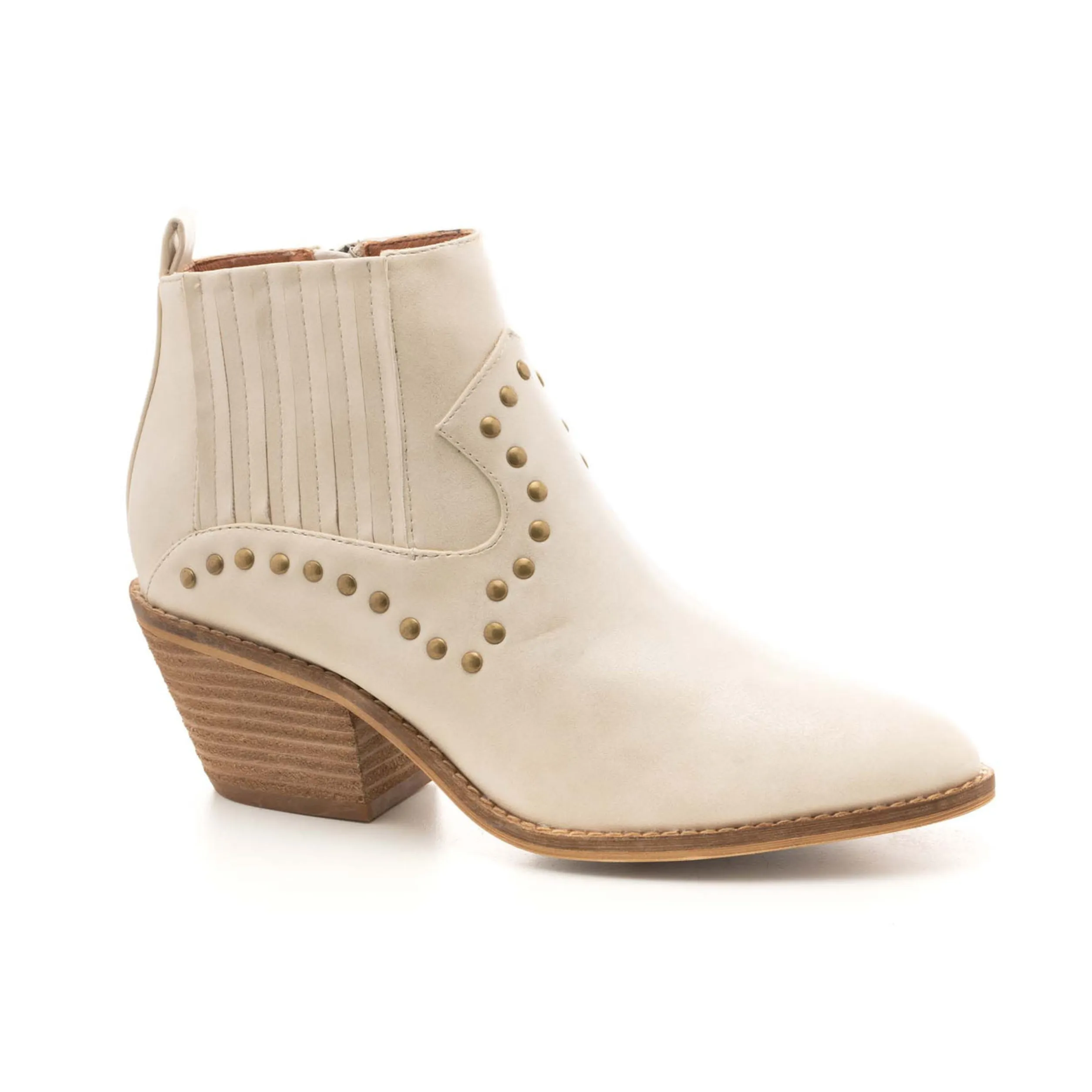 Corkys On Fleek Off White Ankle Boots *Final Sale*