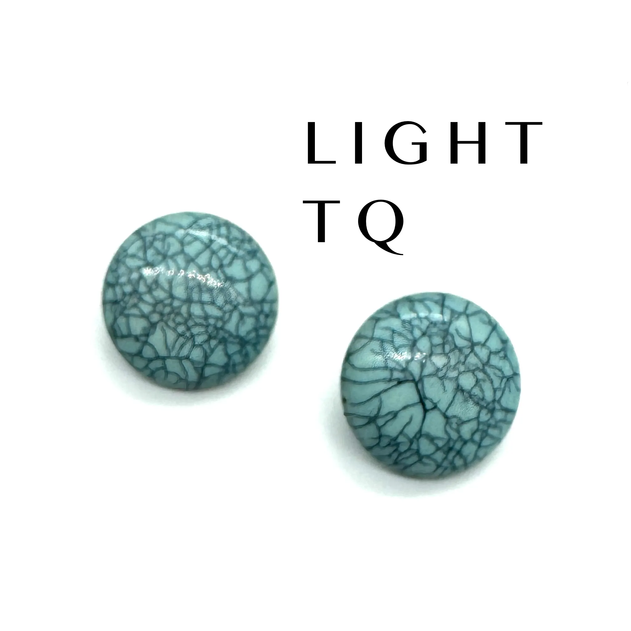 Crackle Retro Button Stud Earrings