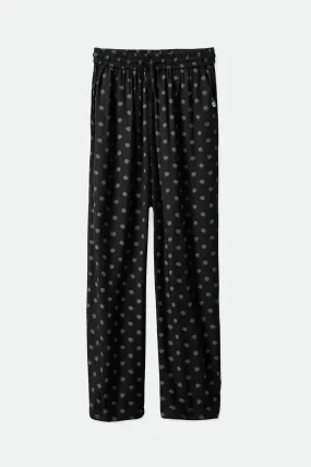 Daisy Dot Pant - Black