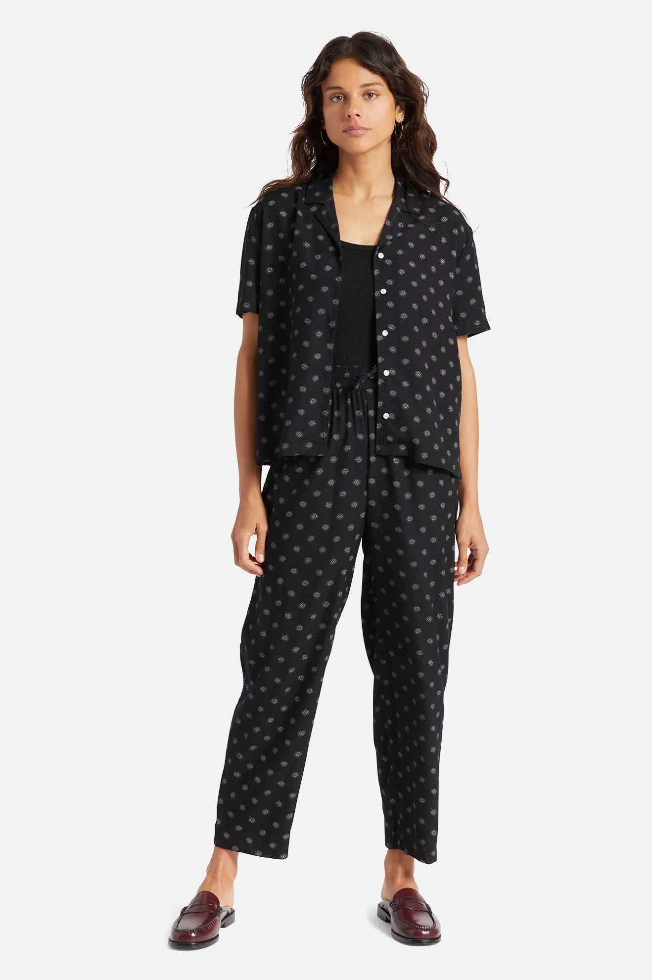 Daisy Dot Pant - Black