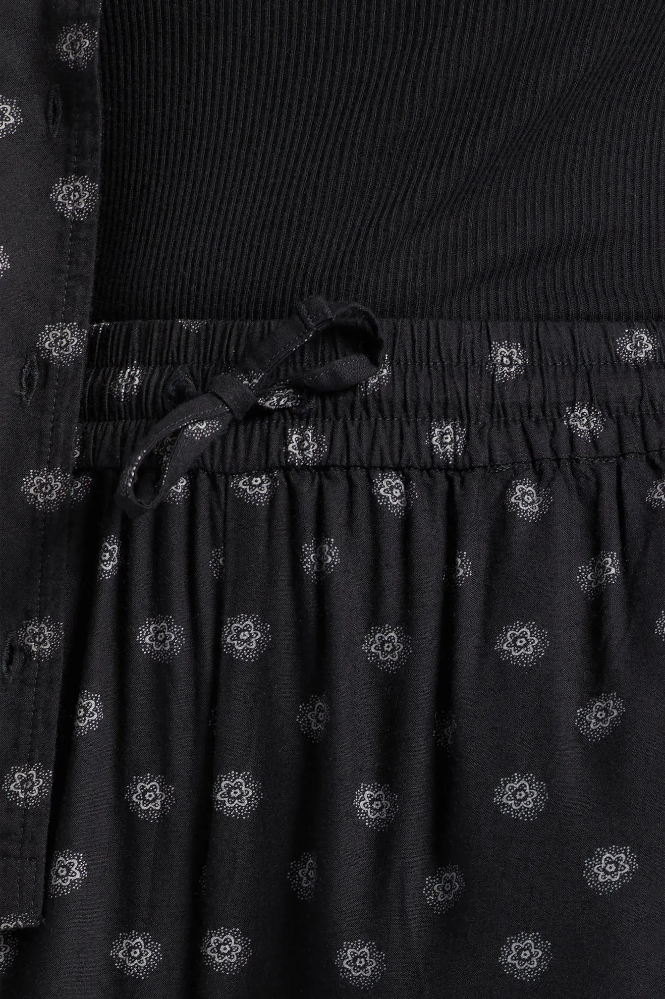 Daisy Dot Pant - Black