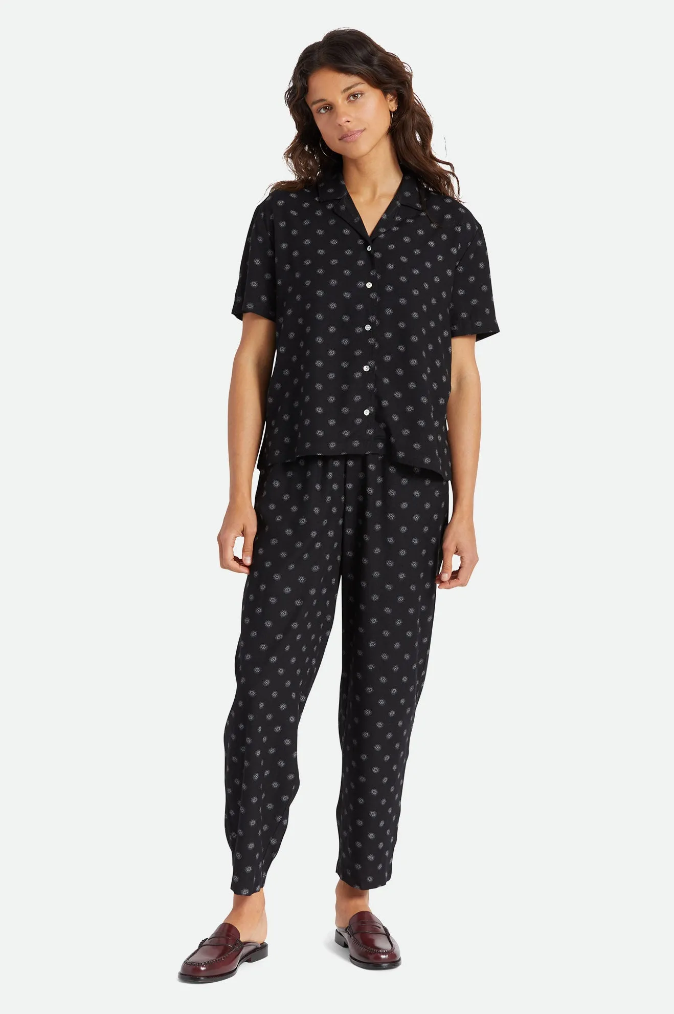 Daisy Dot Pant - Black