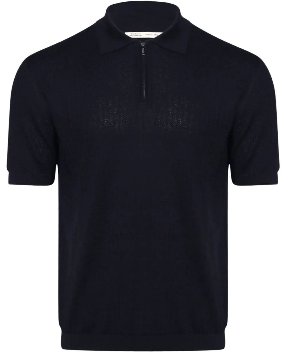 Dark Navy Quarter Zip Polo